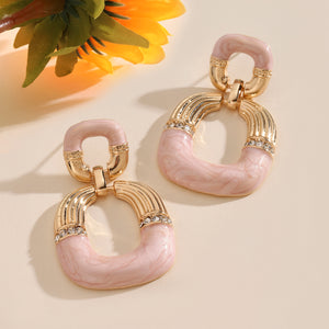 Mauve Luxury Gold Earring - Salty Accessories