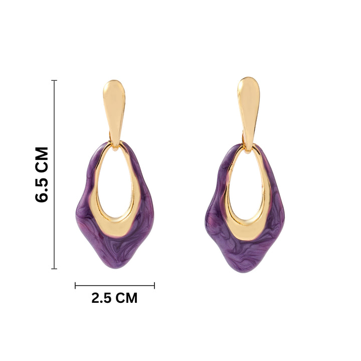 Polished Luxury Gold Earring