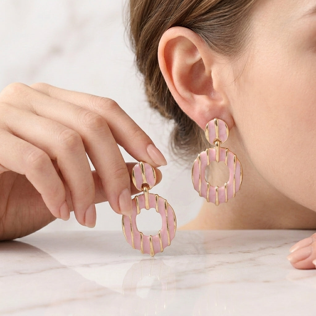 Pristine Luxury Gold Earring
