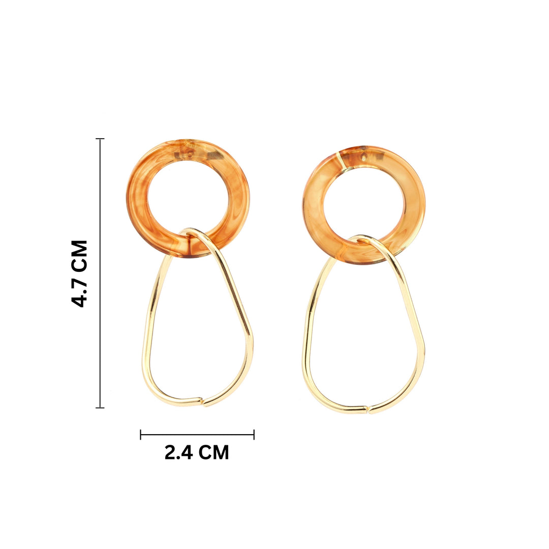 Digi Link Luxury Gold Earring - Salty Accessories