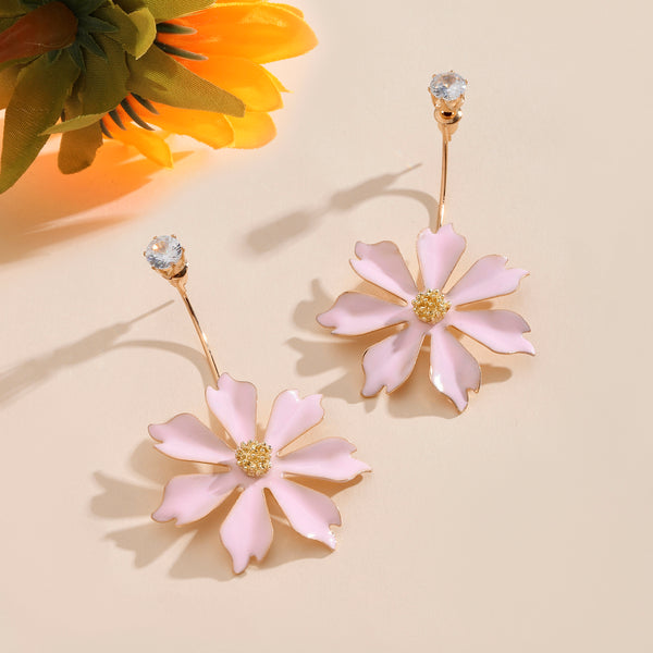 Blush Spring Luxury Gold Earring