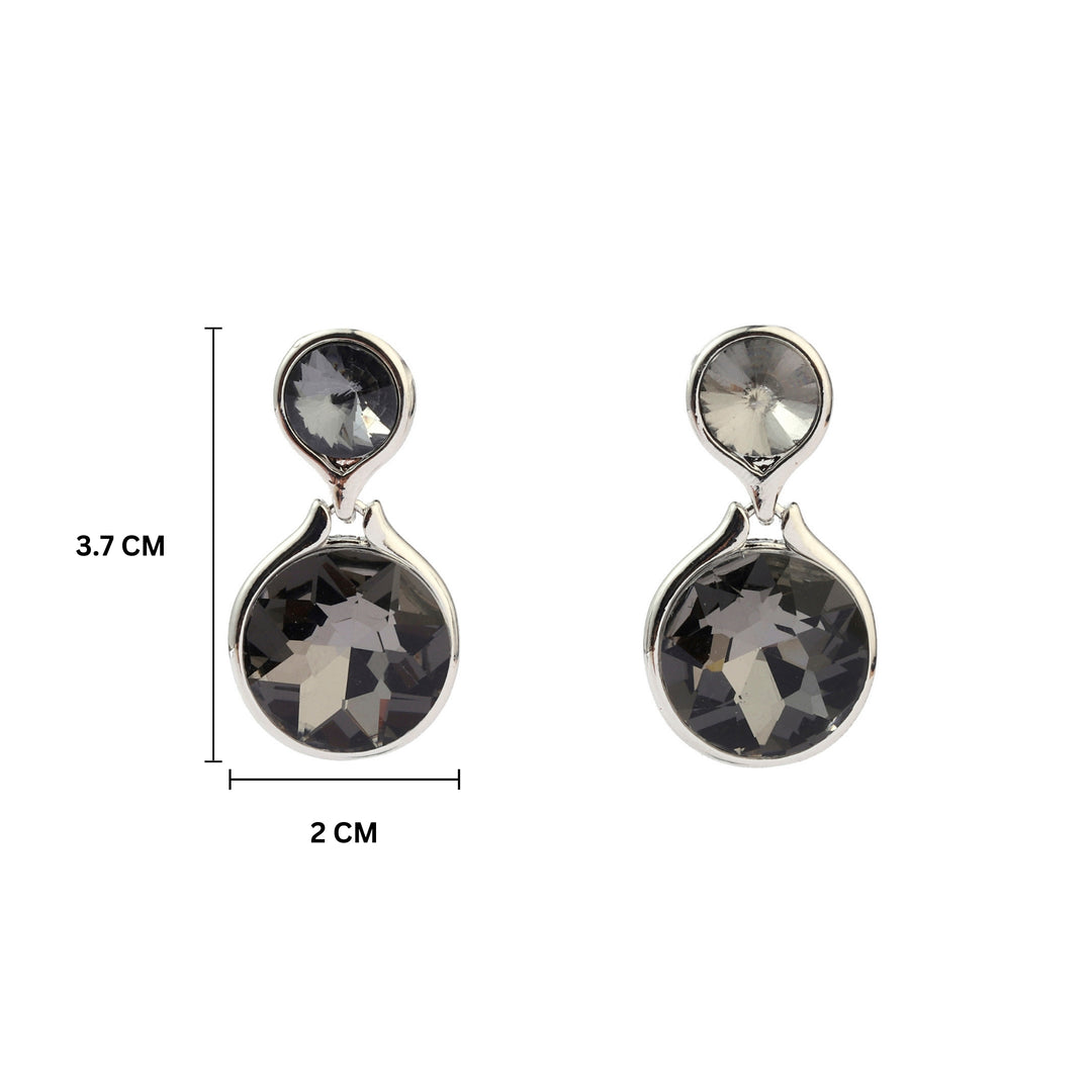 Glinting Luxury Silver Earring - Salty Accessories