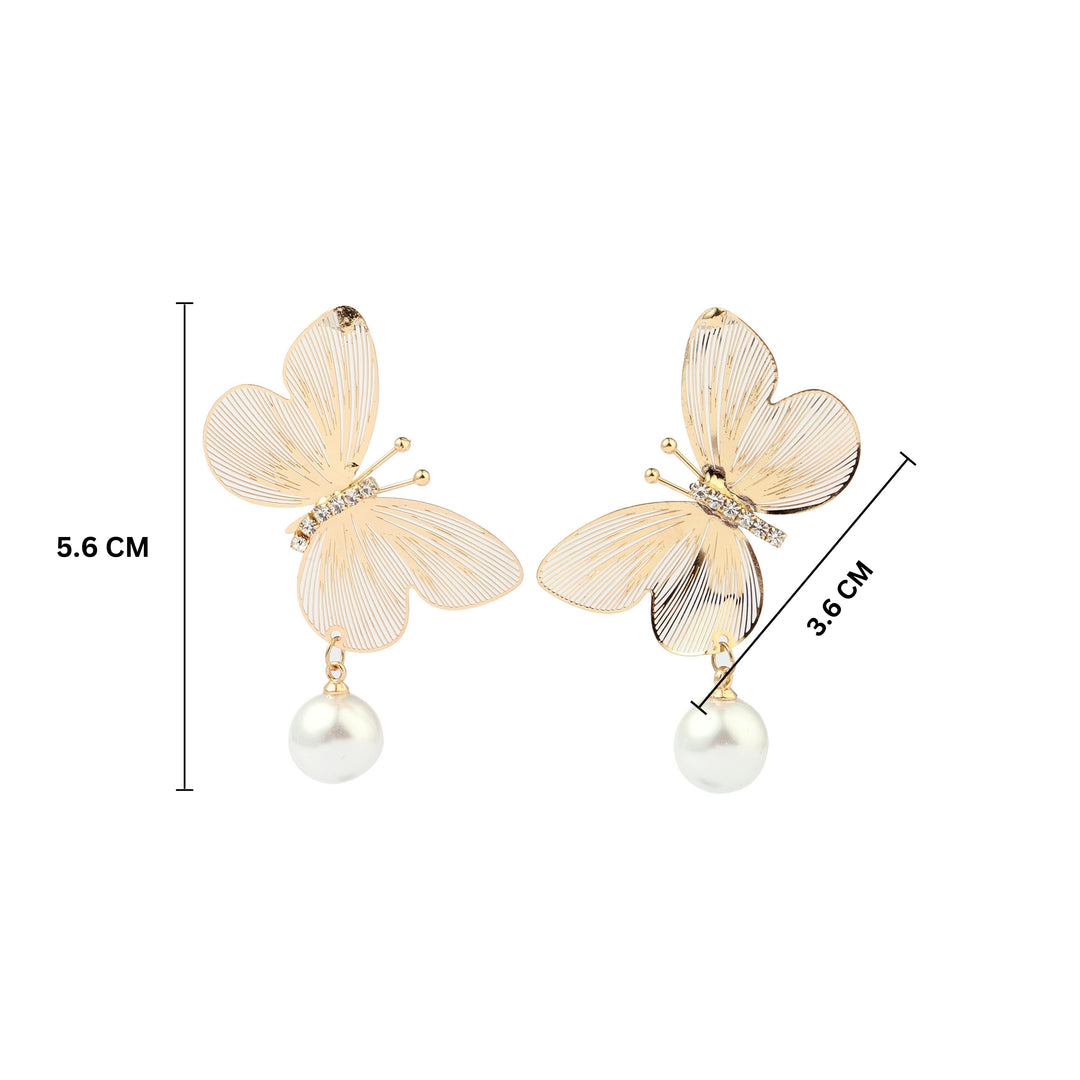 Buttery Pearl Luxury Gold Earring - Salty Accessories