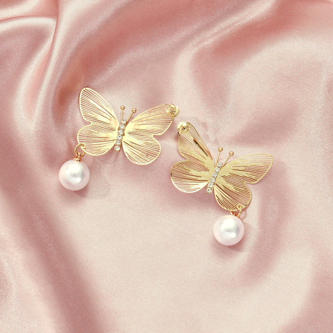 Buttery Pearl Luxury Gold Earring - Salty Accessories