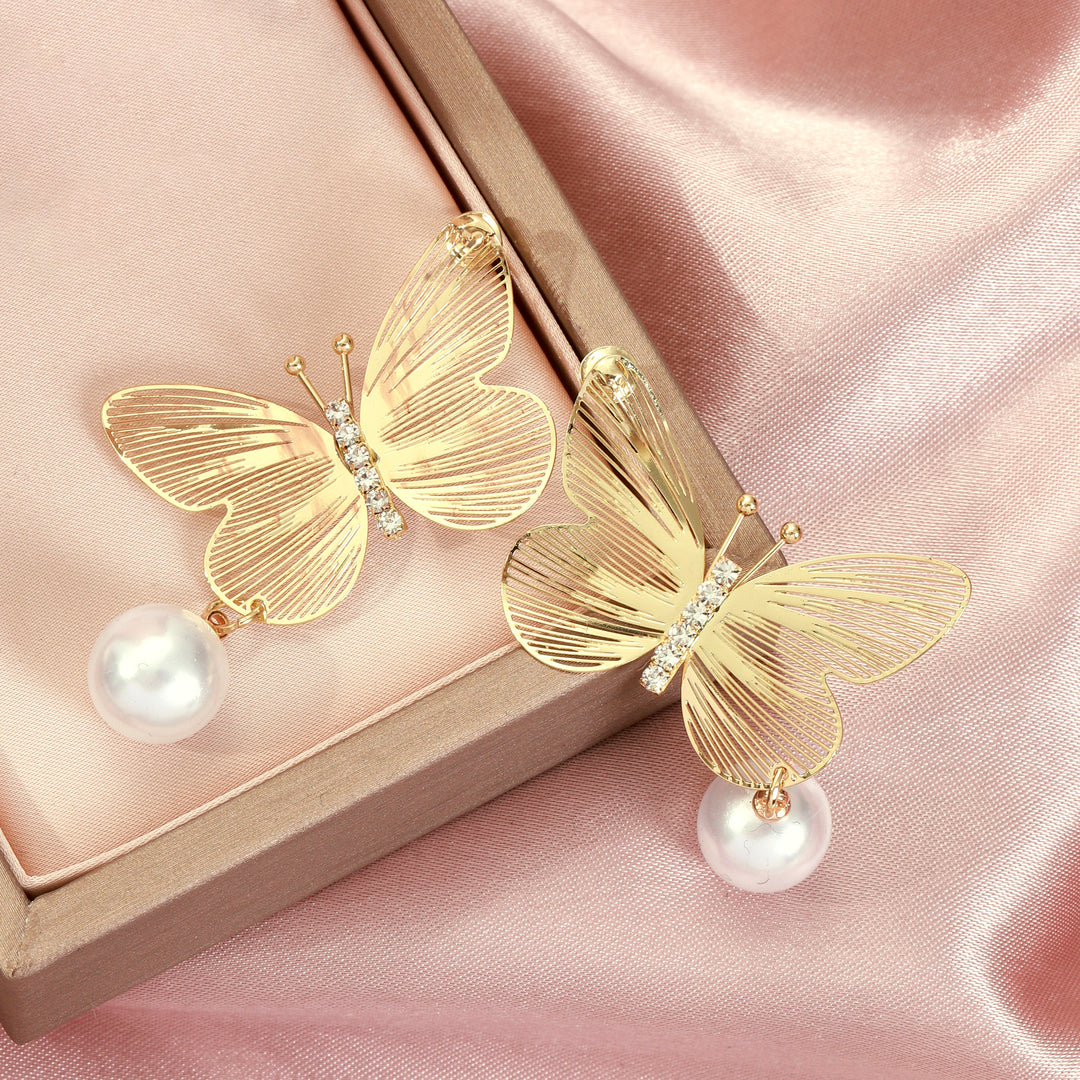 Buttery Pearl Luxury Gold Earring - Salty Accessories