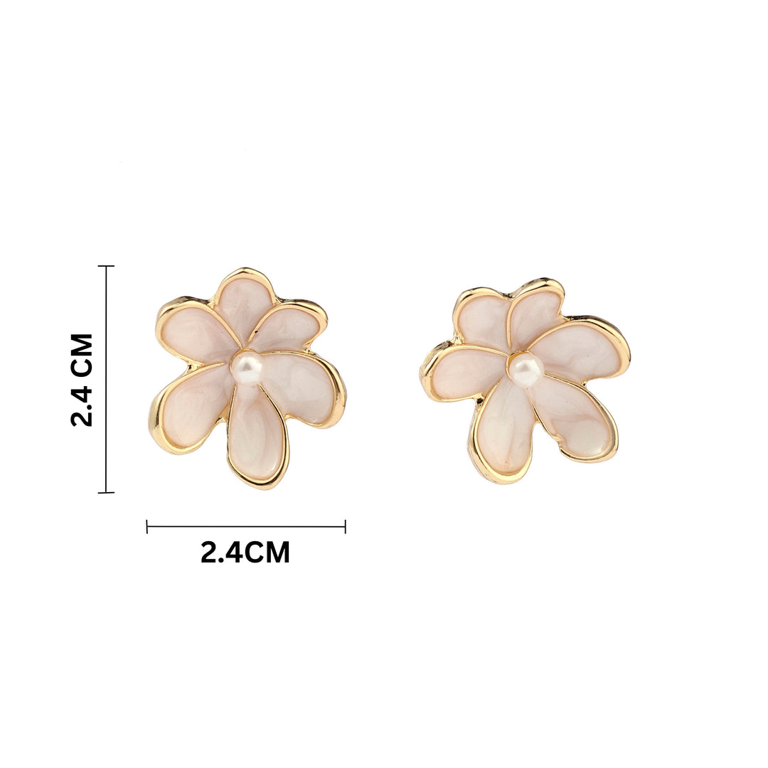 Daisy Luxury Gold Earring - Salty Accessories