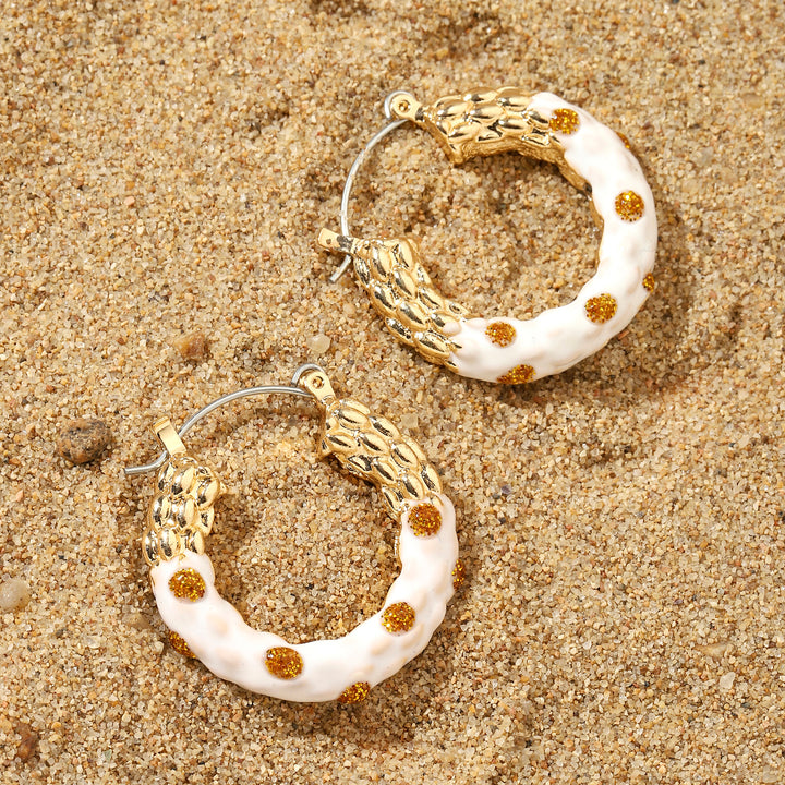 Fulgent Luxury Gold Earring