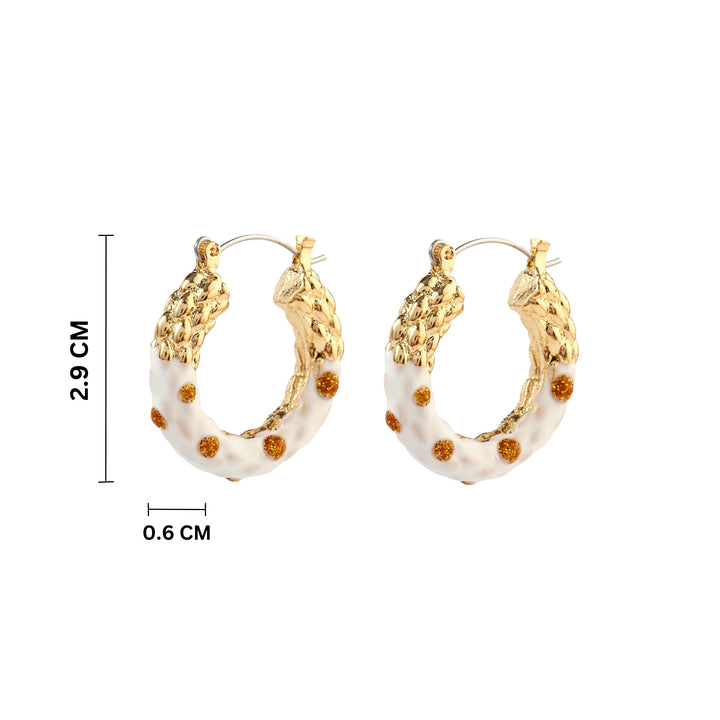 Fulgent Luxury Gold Earring