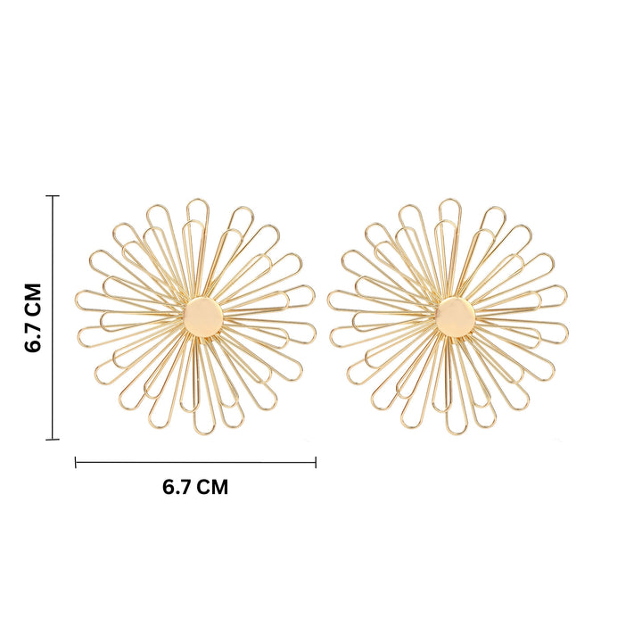 Blooming Luxury Gold Earring