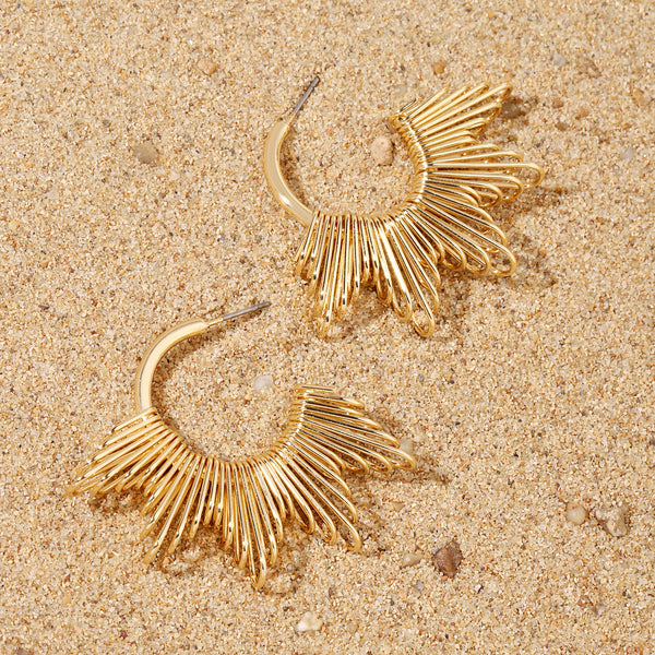 Lucrative Luxury Gold Earring