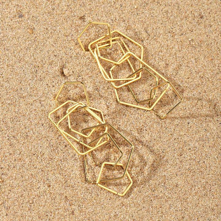 Prismy Luxury Gold Earring - Salty Accessories