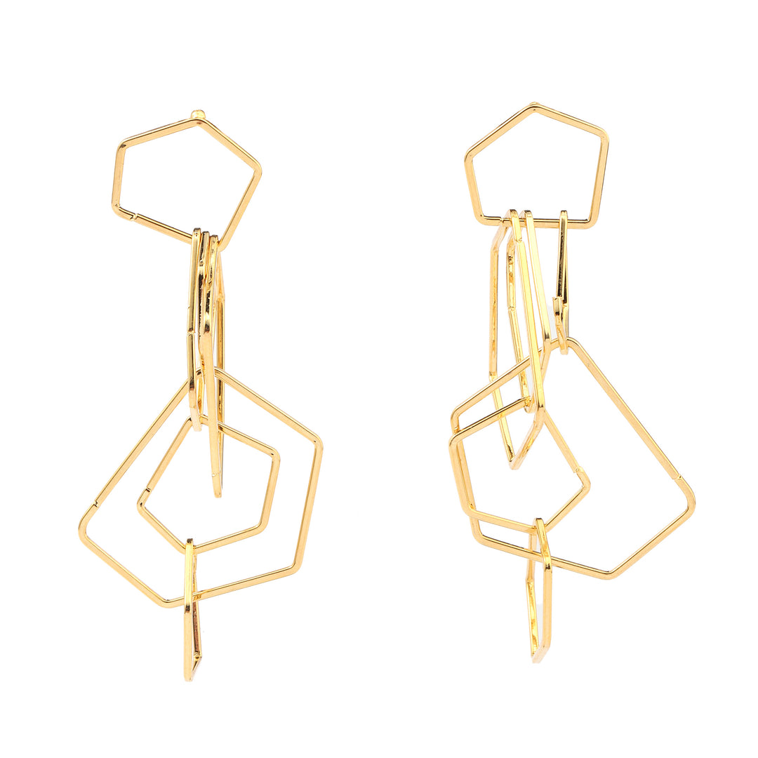 Prismy Luxury Gold Earring - Salty Accessories