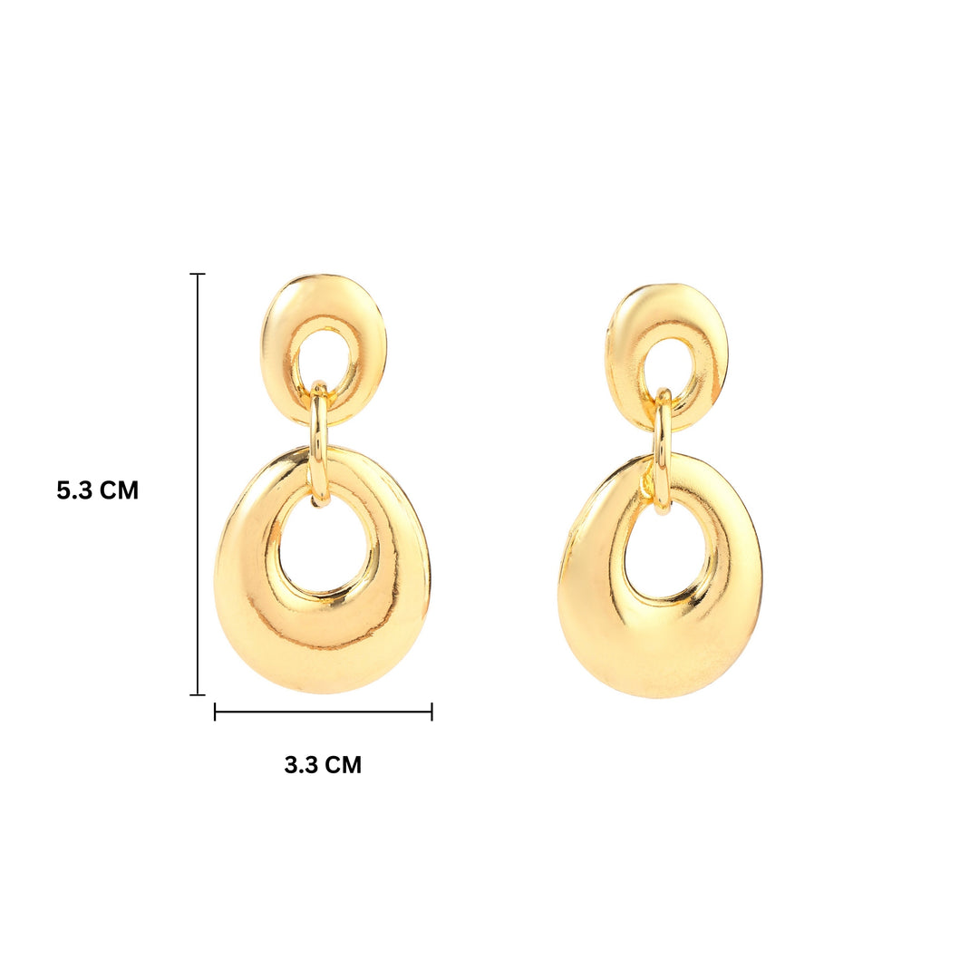 Ecstasy Luxury Gold Earring - Salty Accessories