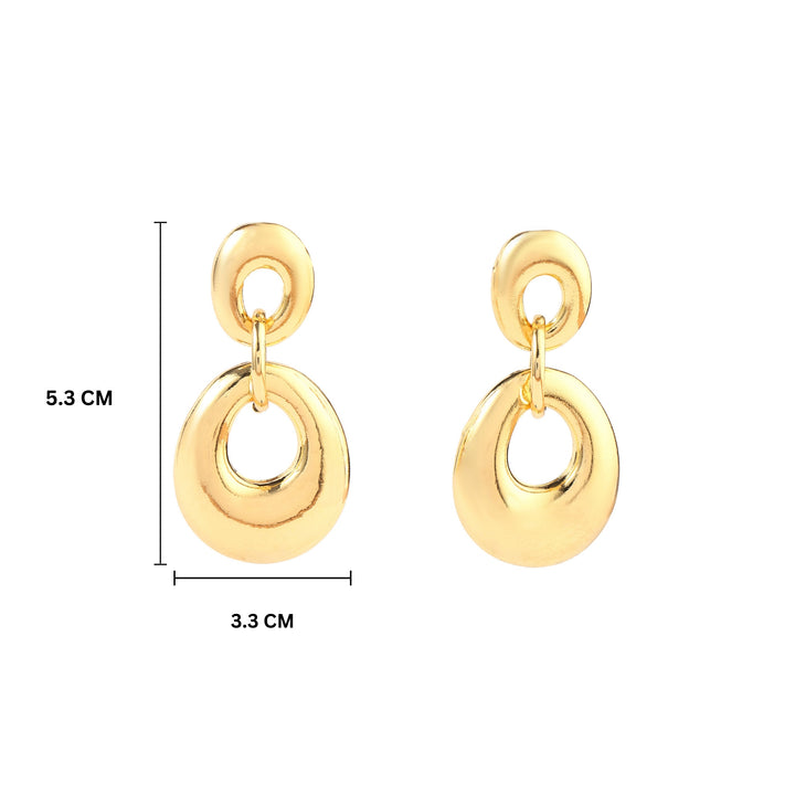 Ecstasy Luxury Gold Earring - Salty Accessories