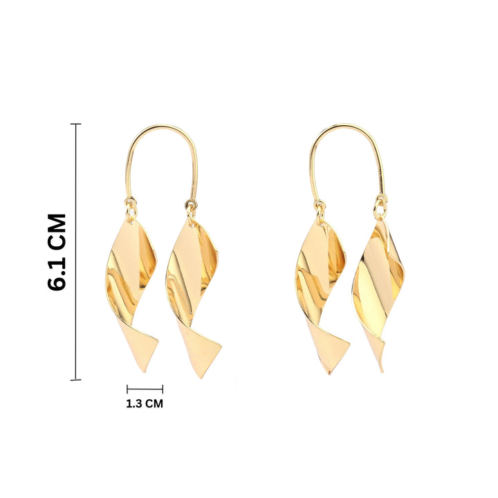 Exuberant Luxury Gold Earring