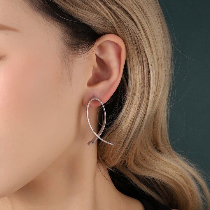 Pinnacles Luxury Silver Earring