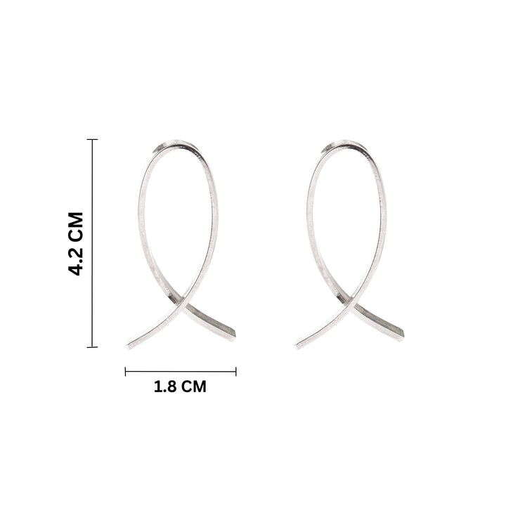 Pinnacles Luxury Silver Earring