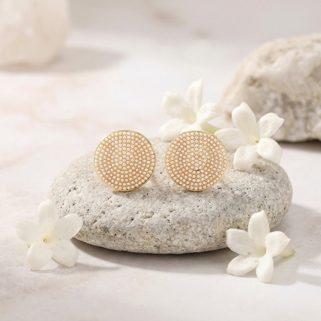 Grandeurs Luxury Gold Earring