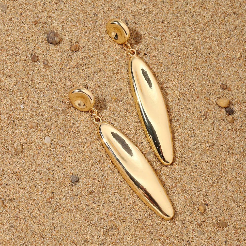 Glorious Luxury Gold Earring - Salty Accessories