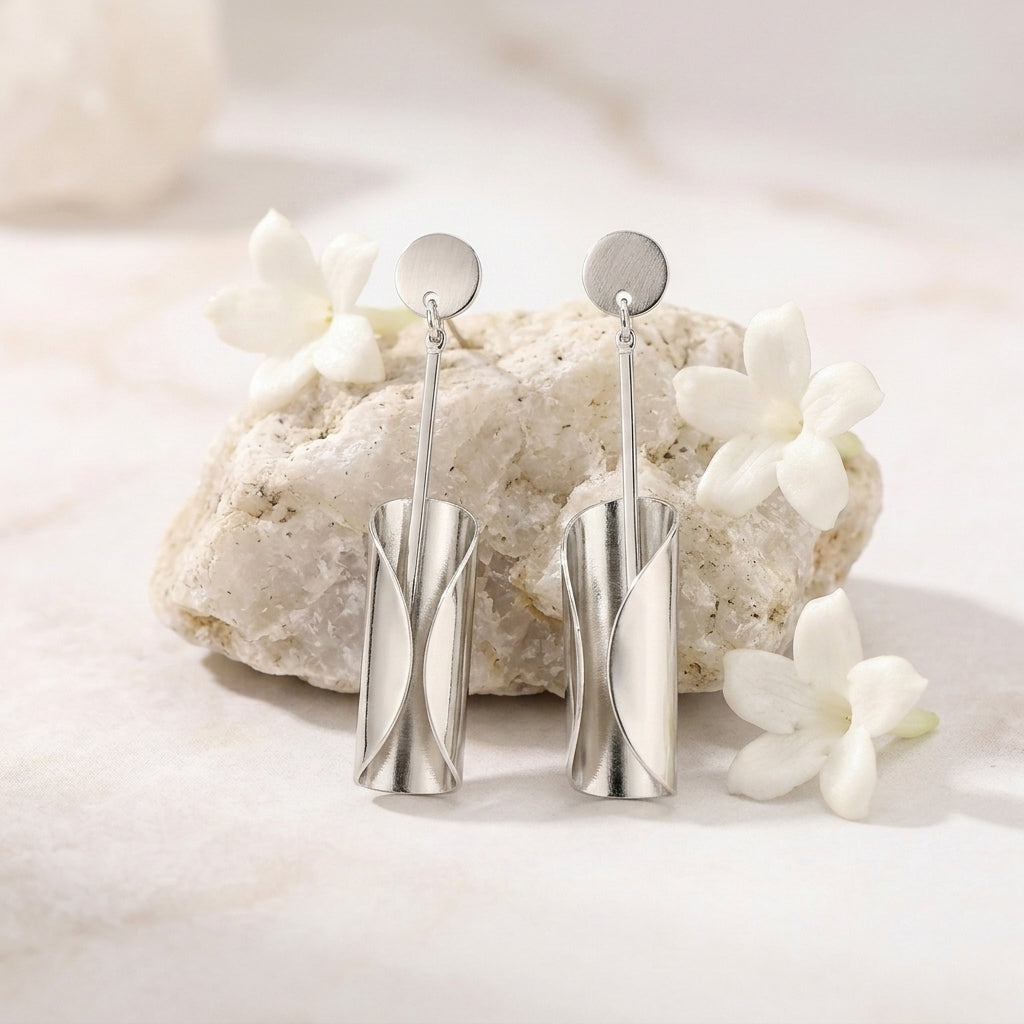 Silver Ages Luxury Earring
