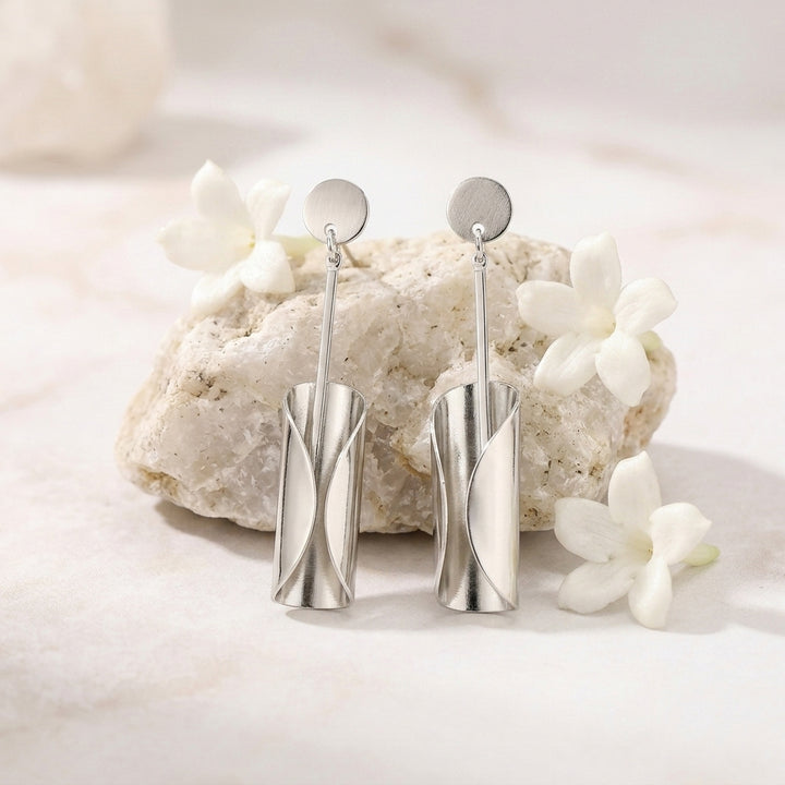 Silver Ages Luxury Earring
