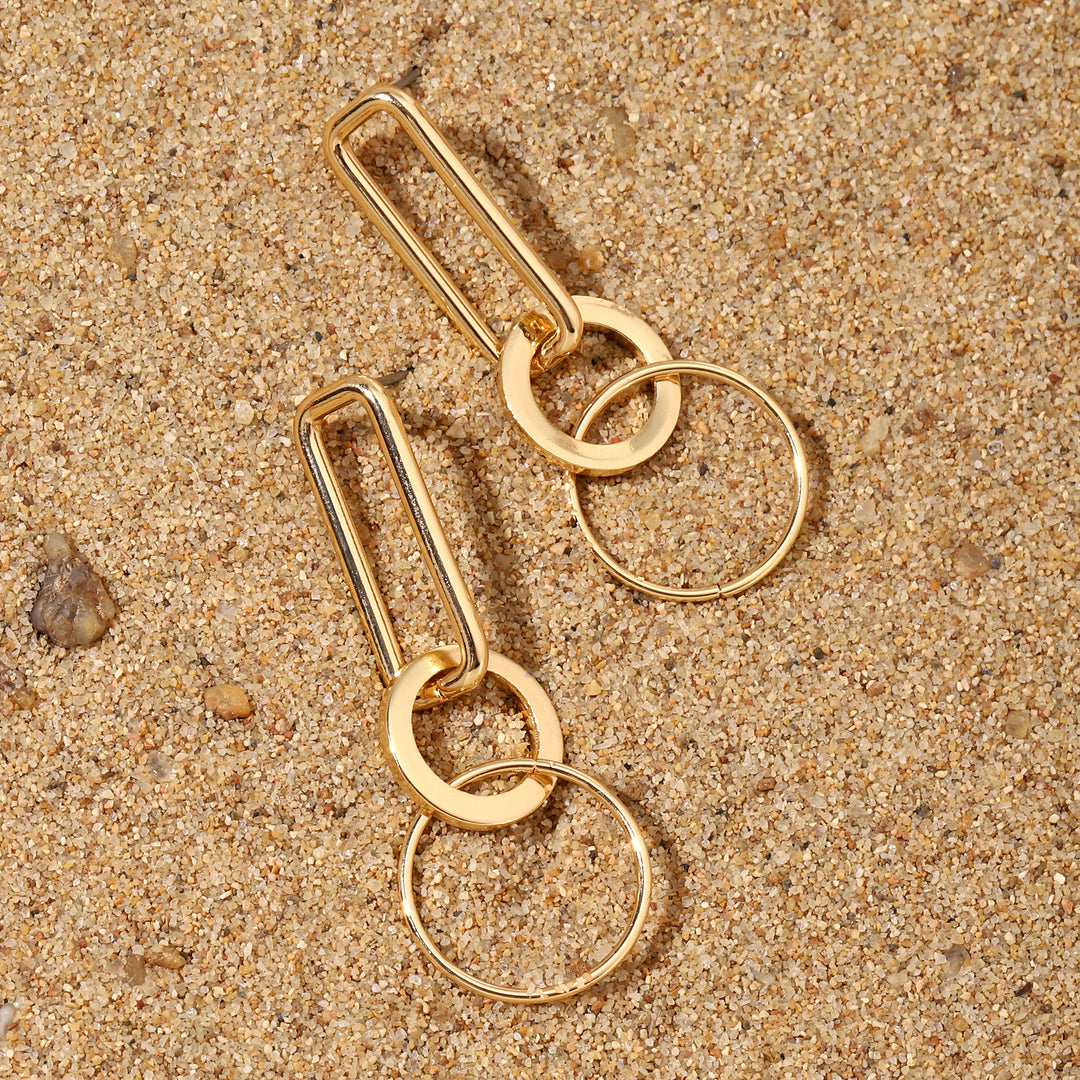Lineage Layered Gold Earring