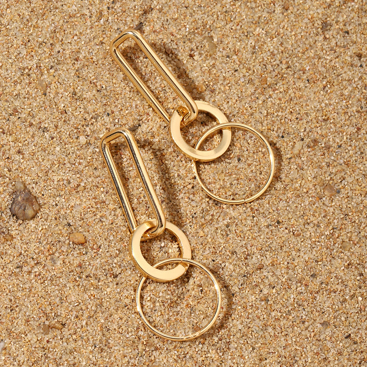 Lineage Layered Gold Earring