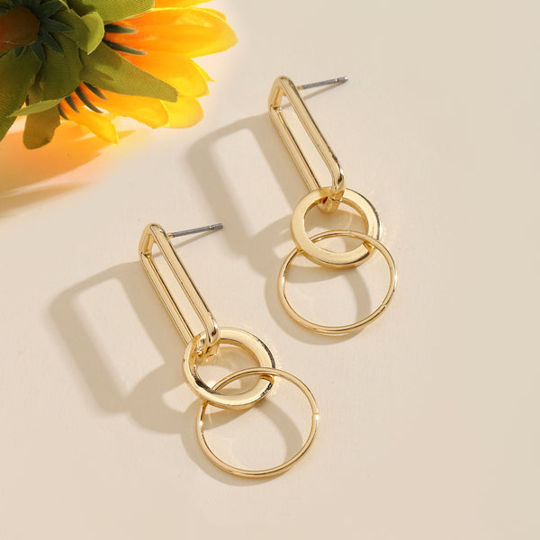 Lineage Layered Gold Earring