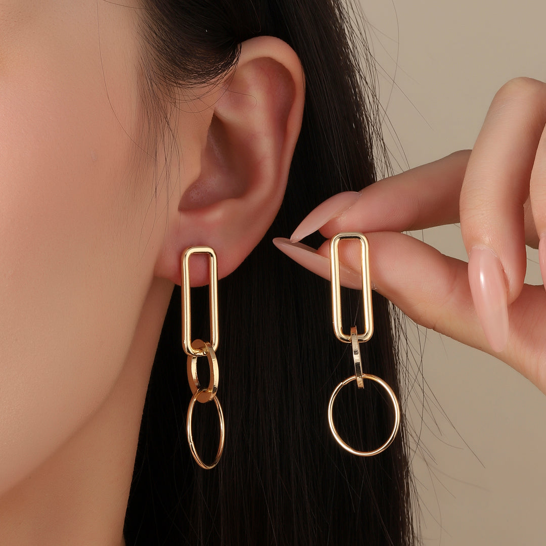 Lineage Layered Gold Earring