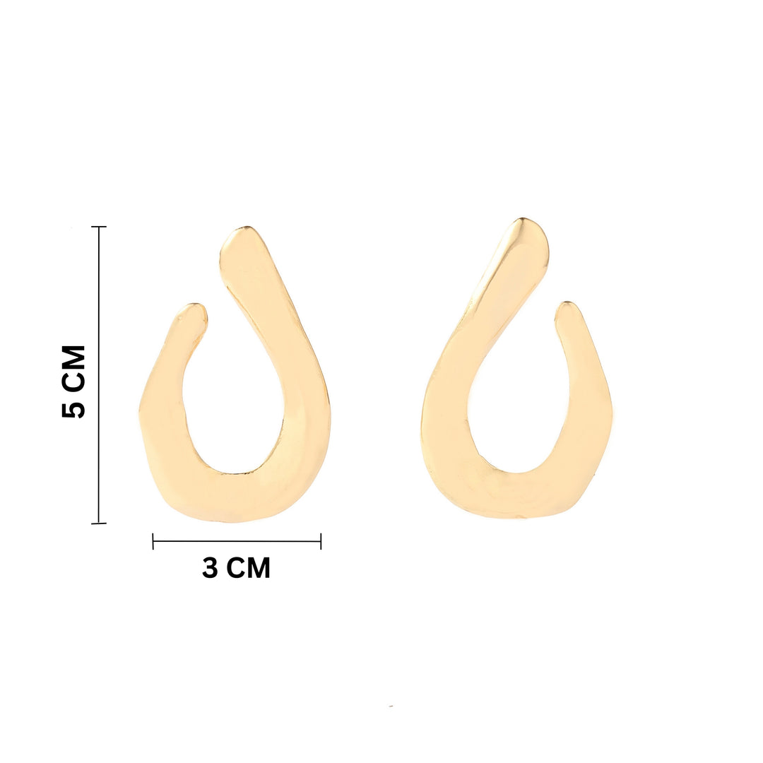 Elusive Luxury Gold Earring - Salty Accessories