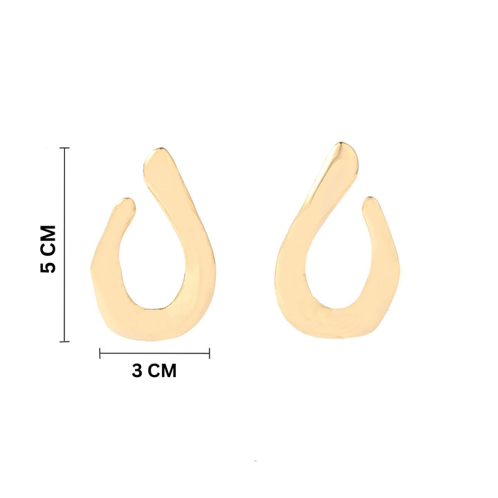 Elusive Luxury Gold Earring