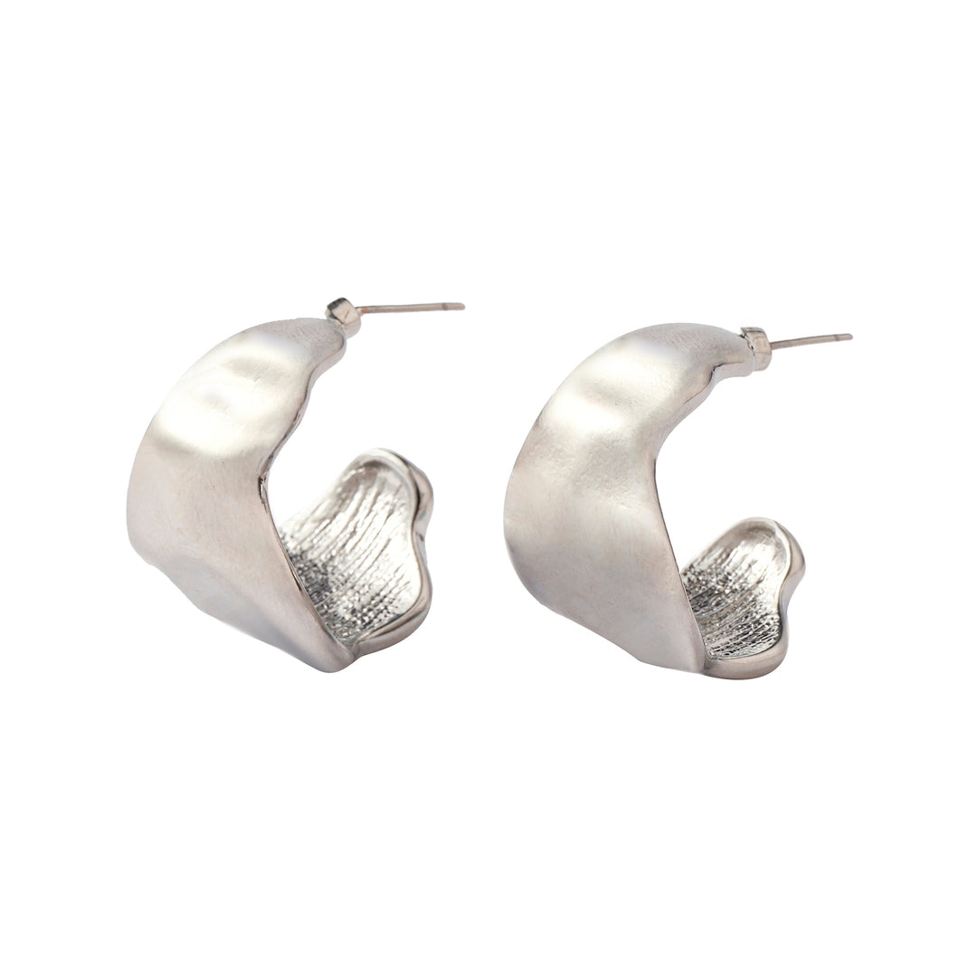 Bumpy Silver Earring - Salty Accessories