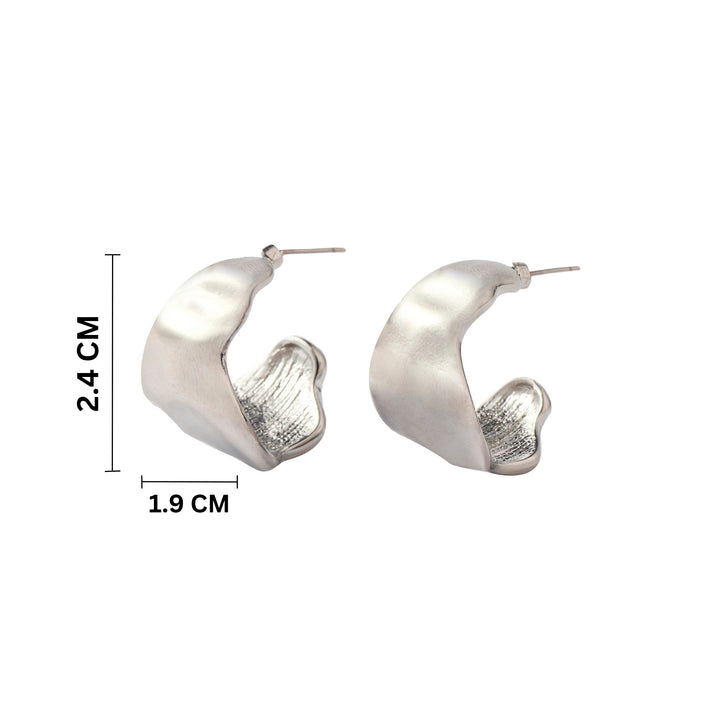 Bumpy Silver Earring - Salty Accessories