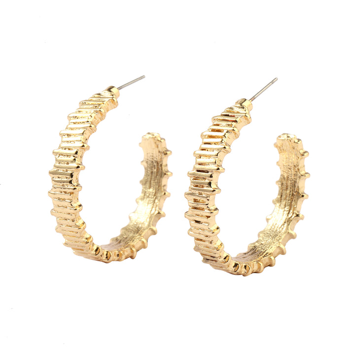 Supple Luxury Gold Hoop Earring - Salty Accessories