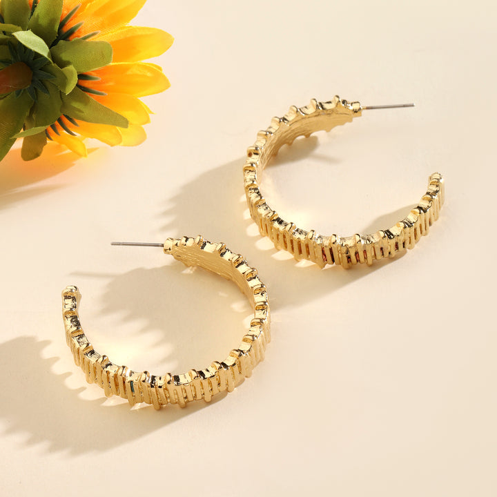 Supple Luxury Gold Hoop Earring - Salty Accessories