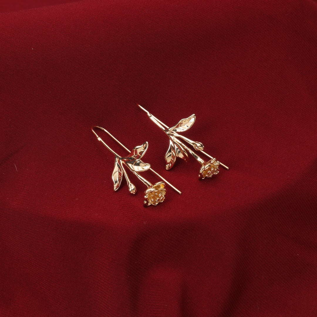 Rose Beast Gold Earring - Salty Accessories
