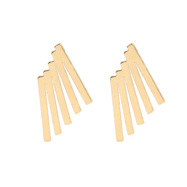 Flow Line Gold Earring