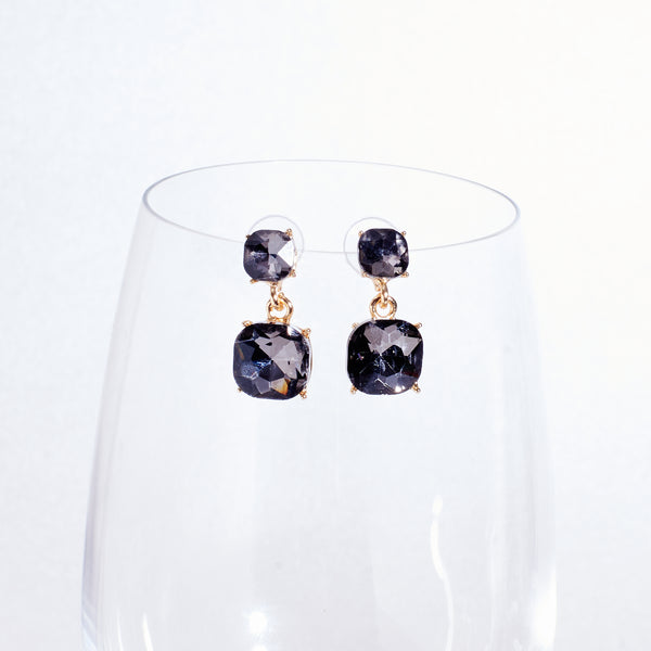 Morgan Crystal Silver Earring