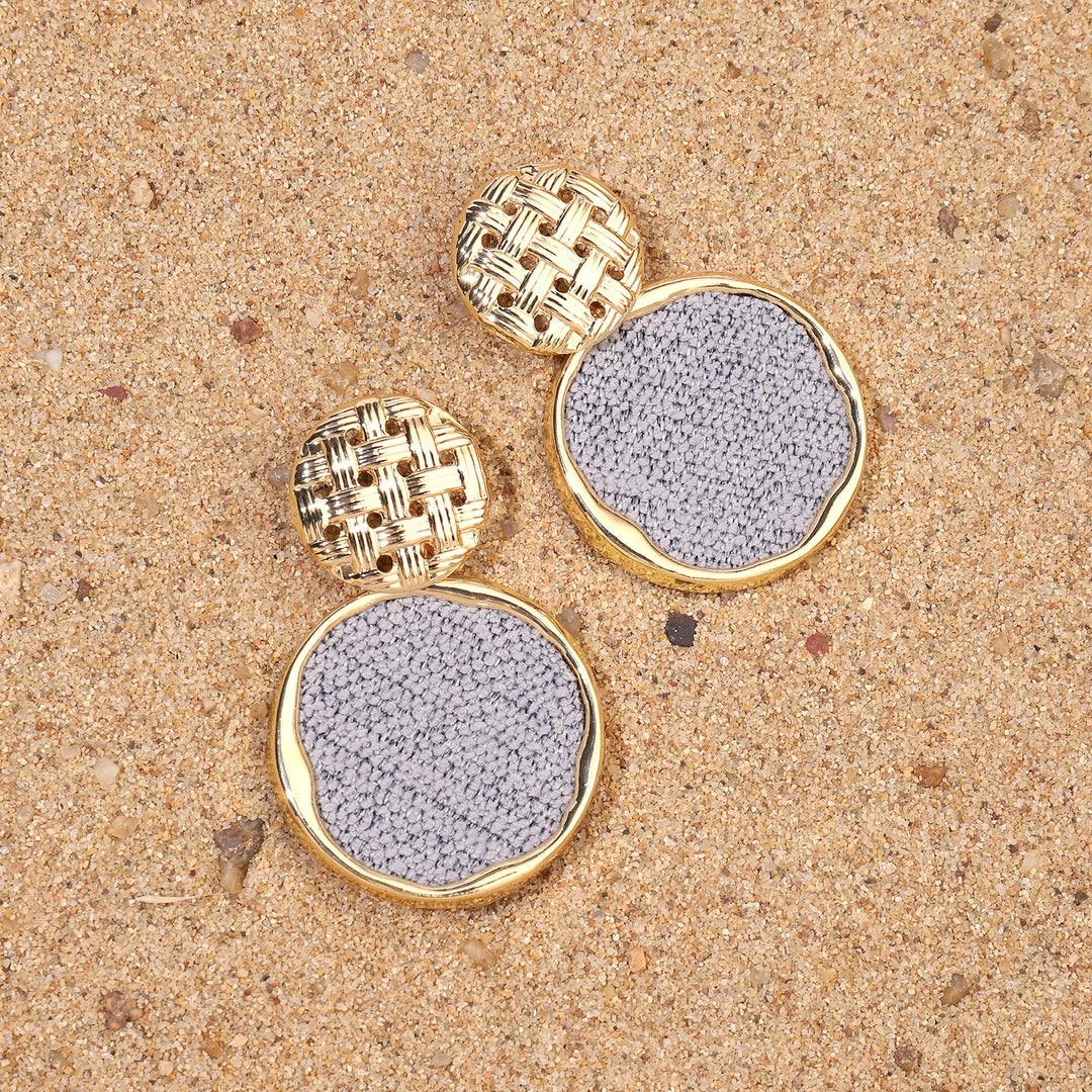 Lana Grey Gold Earring