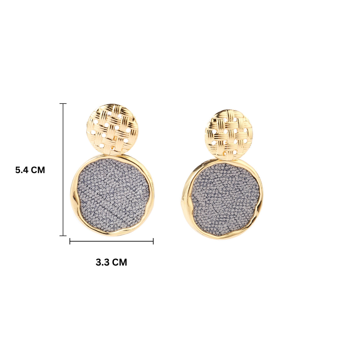 Lana Grey Gold Earring