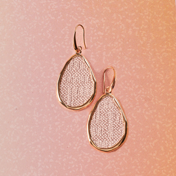 Peachy Egg Pink Gold Earring