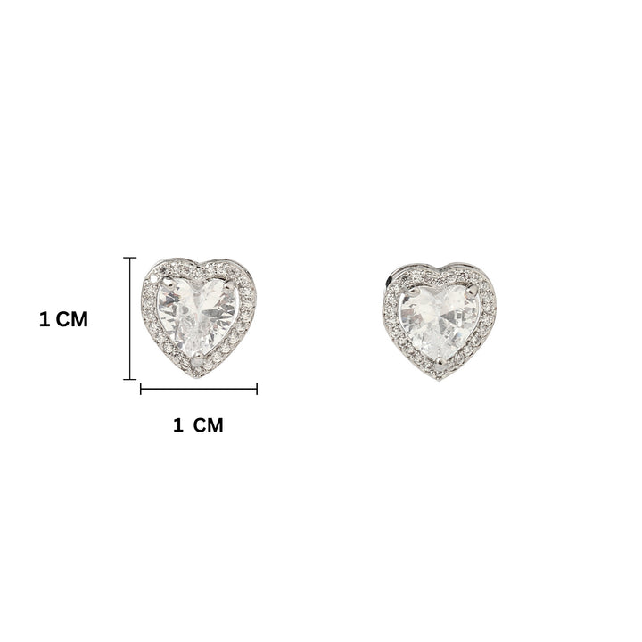 Medora Crystal Heart Earring