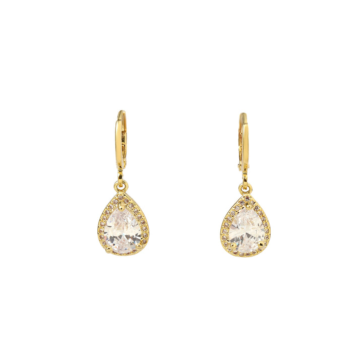 Aven Drop Crystal Earring - Salty Accessories