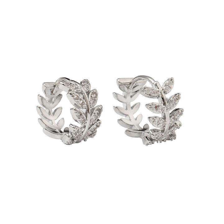 Anwen Floral Crystal Earring