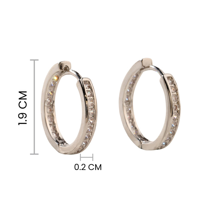 Odessa Studded Silver Earring - Salty Accessories