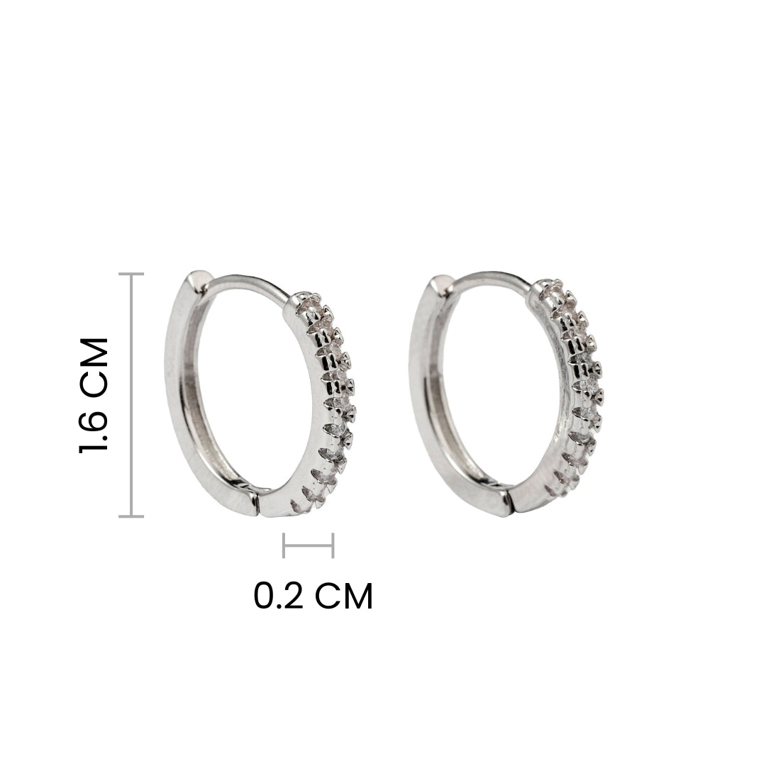 Almos Studded Silver Earring - Salty Accessories