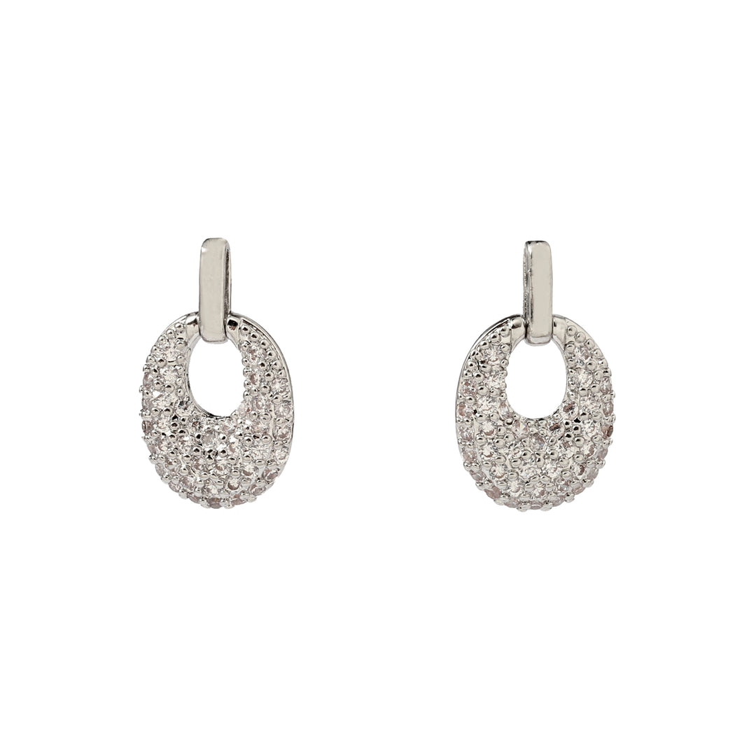 Gail Silver Studded Earring