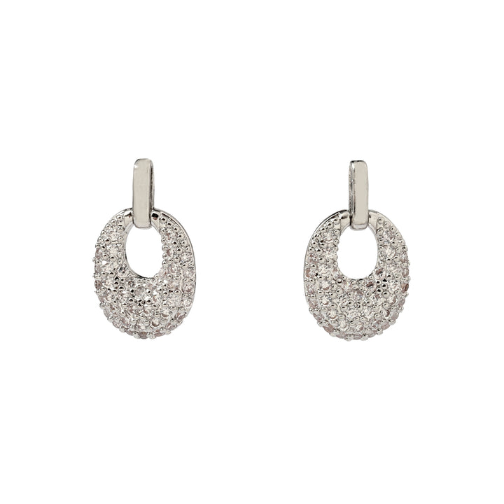 Gail Silver Studded Earring