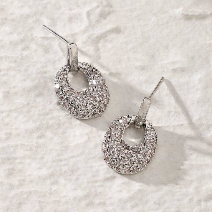 Gail Silver Studded Earring