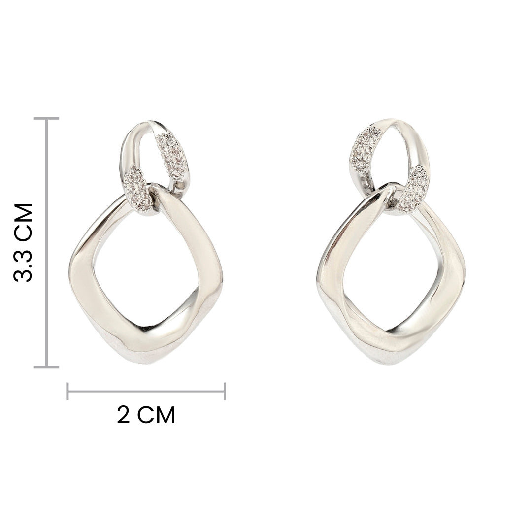 Danyi Silver Looped In Earring - Salty Accessories